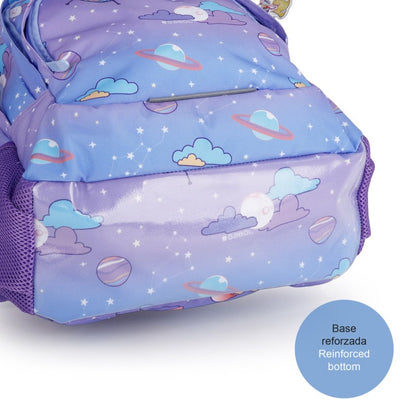 Gabol, School Backpack 3 Parts Cosmos 32x44x18cm#237440/2026 Light Purple.