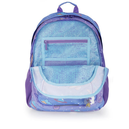 Gabol, School Backpack 3 Parts Cosmos 32x44x18cm#237440/2026 Light Purple.