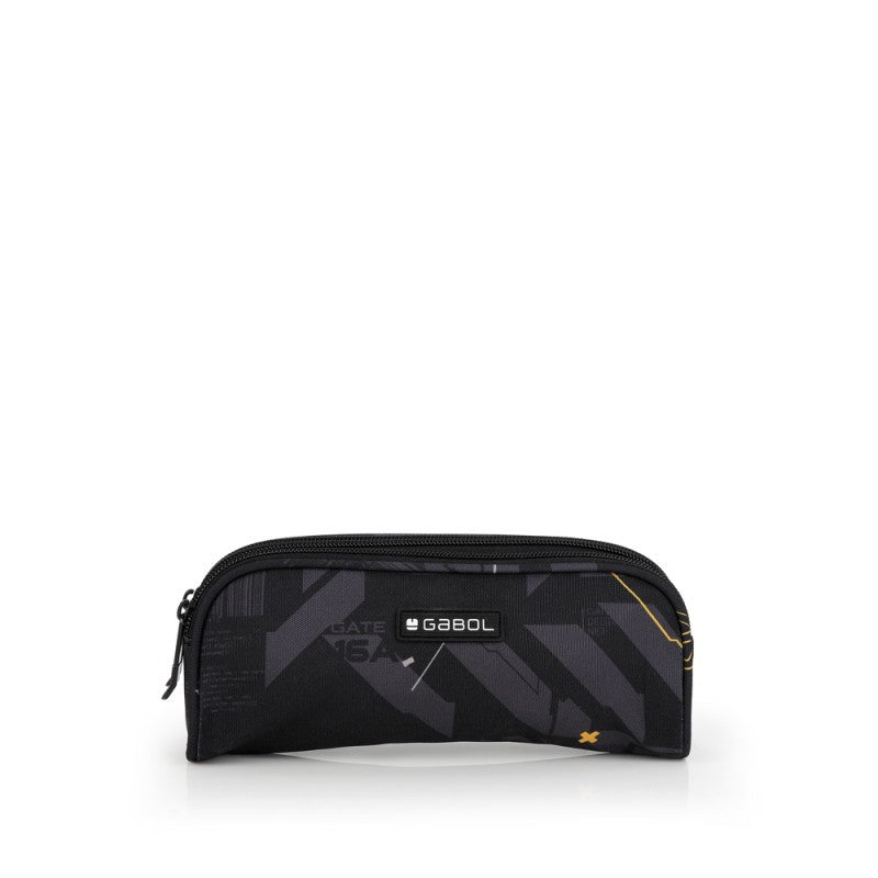 Gabol, School Pencil Case 2 Parts Byte 22x8x6cm#238631/2026 Black.