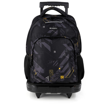 Gabol, School Detachable Trolley Backpack Byte 34x46x20cm#238684/2026 Black.