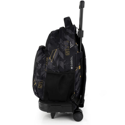 Gabol, School Detachable Trolley Backpack Byte 34x46x20cm#238684/2026 Black.