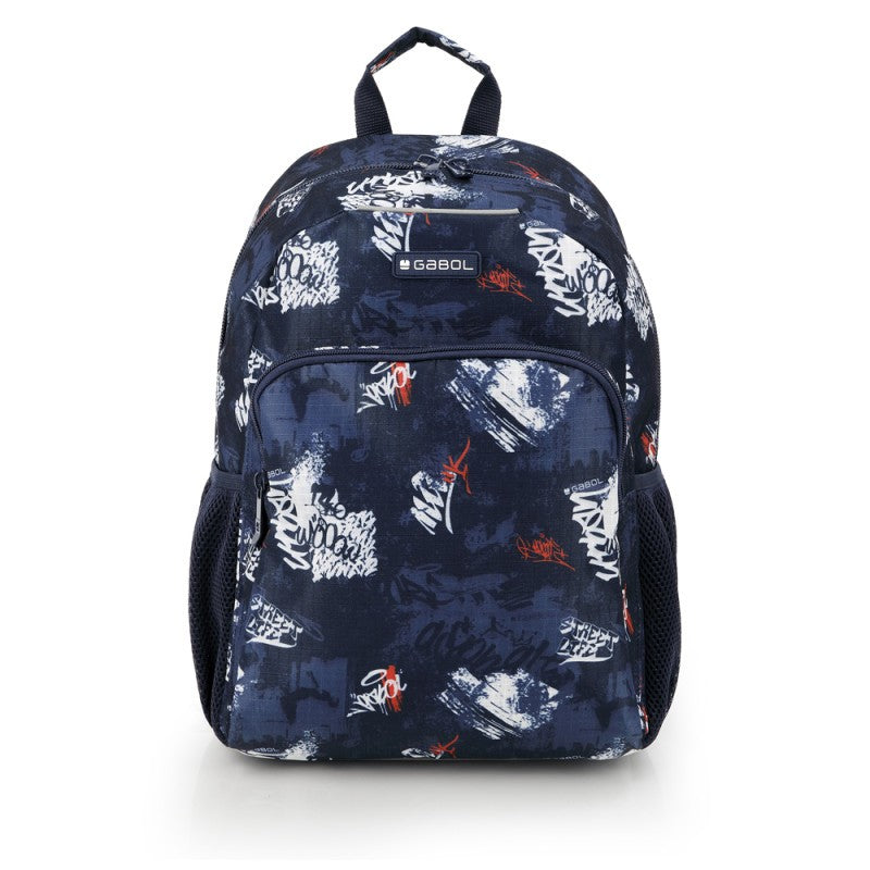 Gabol, School Backpack 1 Parts Dash 31x41x16cm#238706/2026 Navy Blue.