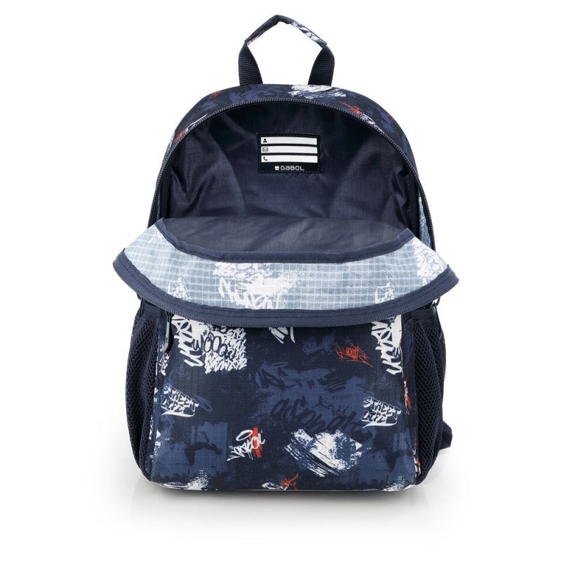 Gabol, School Backpack 1 Parts Dash 31x41x16cm#238706/2026 Navy Blue.