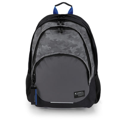 Gabol, School Backpack 3 Parts Soul 32x44x18cm#238840/2026 Black-Grey.