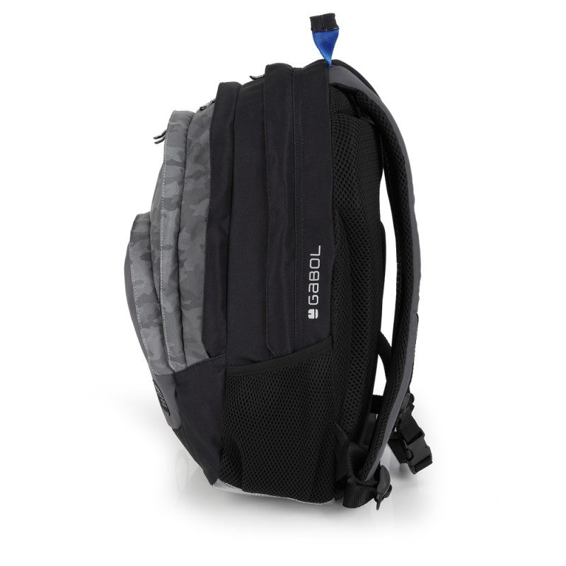 Gabol, School Backpack 3 Parts Soul 32x44x18cm#238840/2026 Black-Grey.
