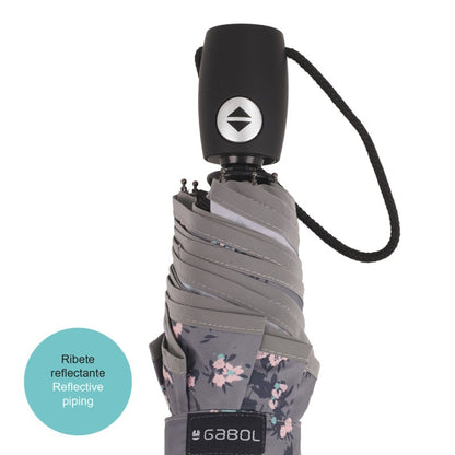 Gabol, School Foldable Umbrella 52X1X1 Cm- Secret 238064/2026 Grey