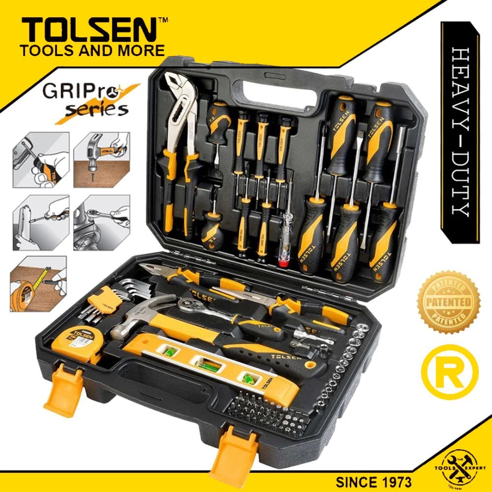 Tolsen, 89pcs Household Tool Set