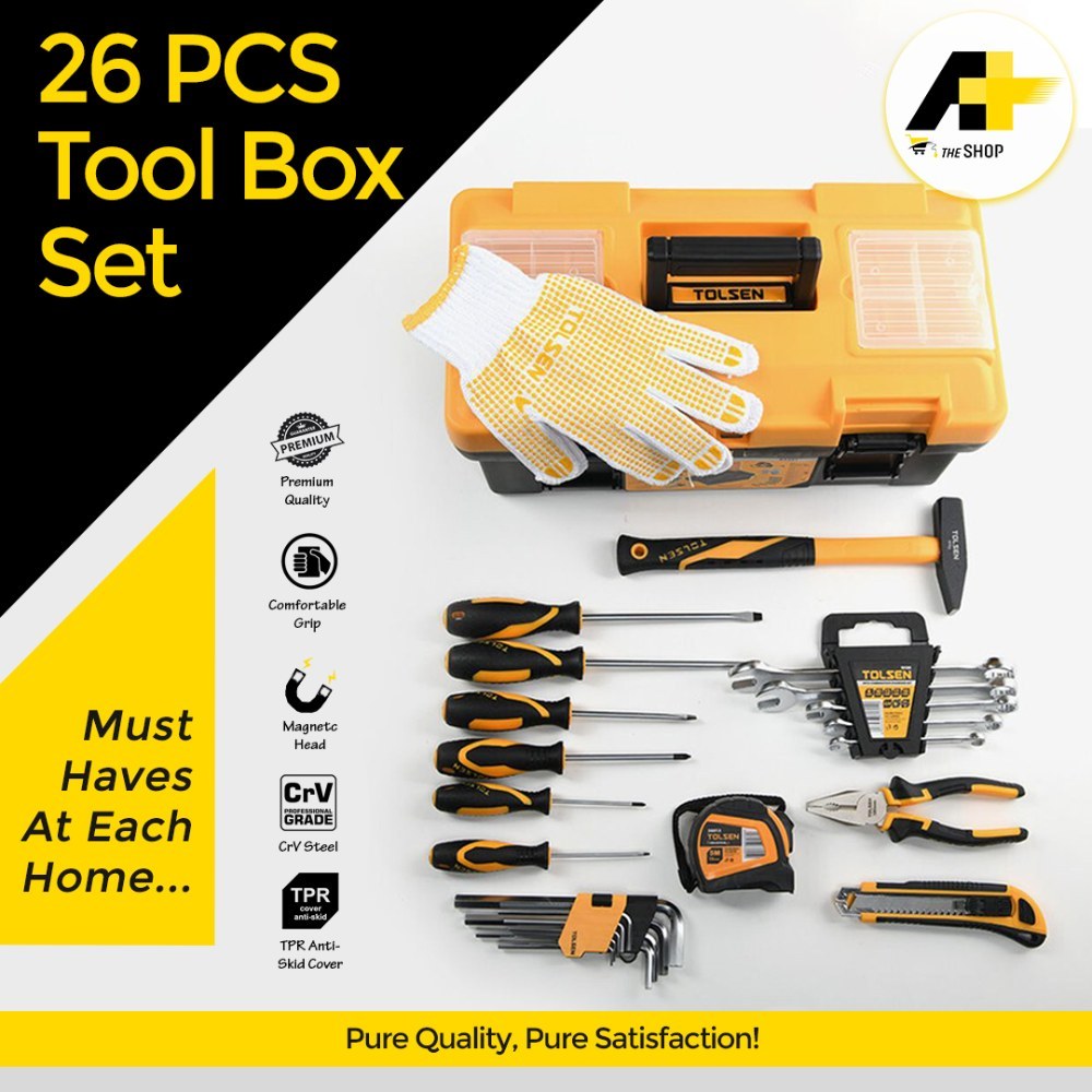 Tolsen, 26pcs Tools Box
