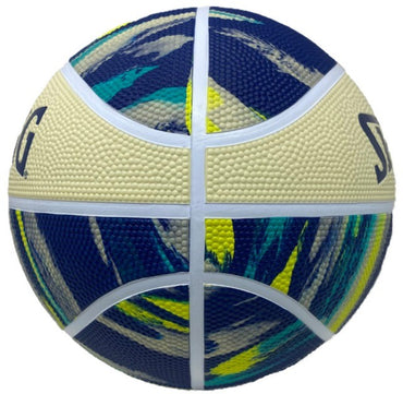 Spalding, Marble Series Glow In The Dark Navy Outdoor Basketball - Size 7