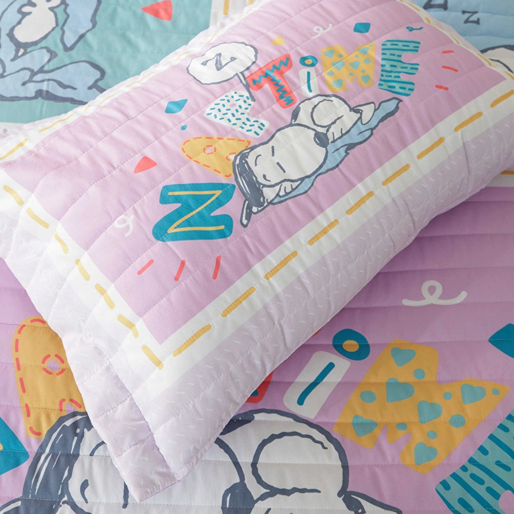 Karaca Home Peanuts Nap Time Single Bedspread Set – Lilac, 203.01.01.0056