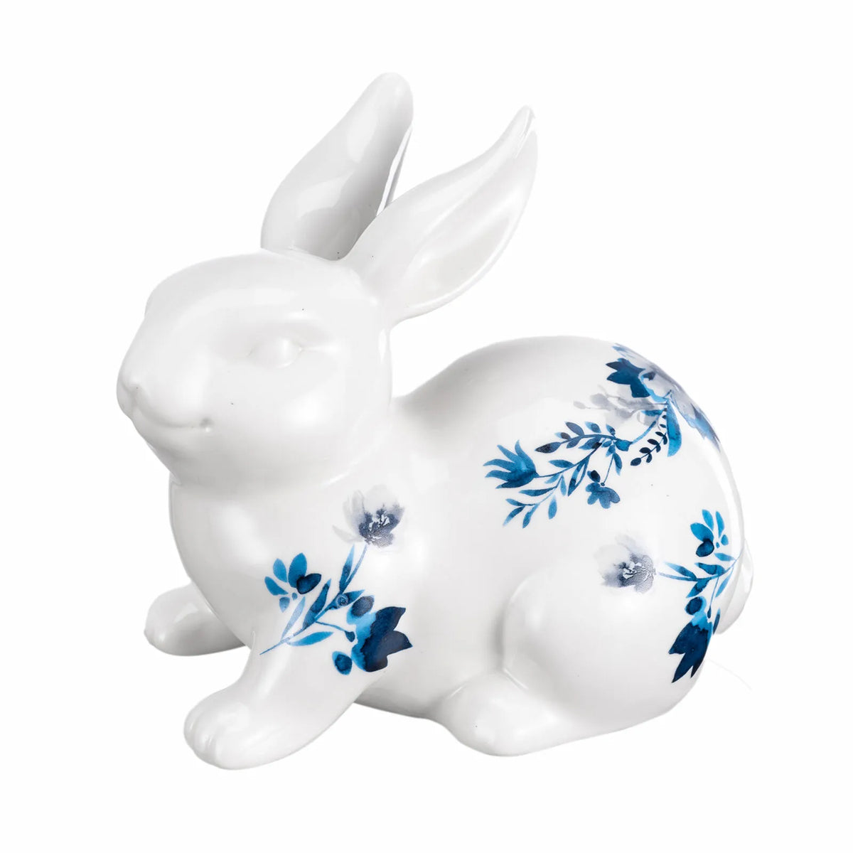 Karaca Home Bunny Run Decorative Object - Blue & White, 300.23.01.0372