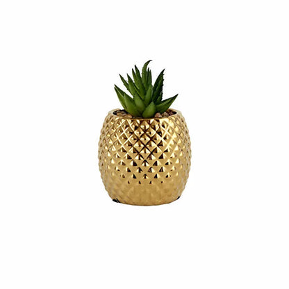 Karaca Home Lesley Gold Decorative Planter, 300.23.01.0533