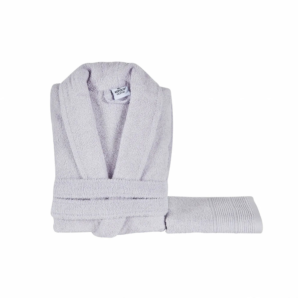 Karaca Home Lottie 100% Cotton Bathrobe Set - XL/XXL