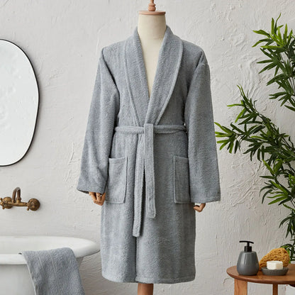Karaca Home Lottie 100% Cotton Bathrobe Set - XL/XXL