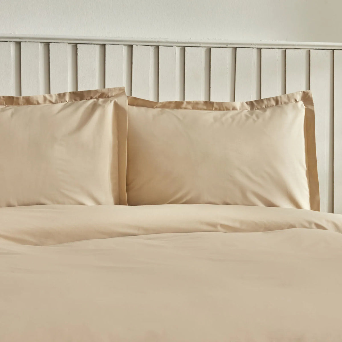 Karaca Home Cool Touch Stripe Double Duvet Cover Set 200x220 cm - Beige, 200.22.14.0327