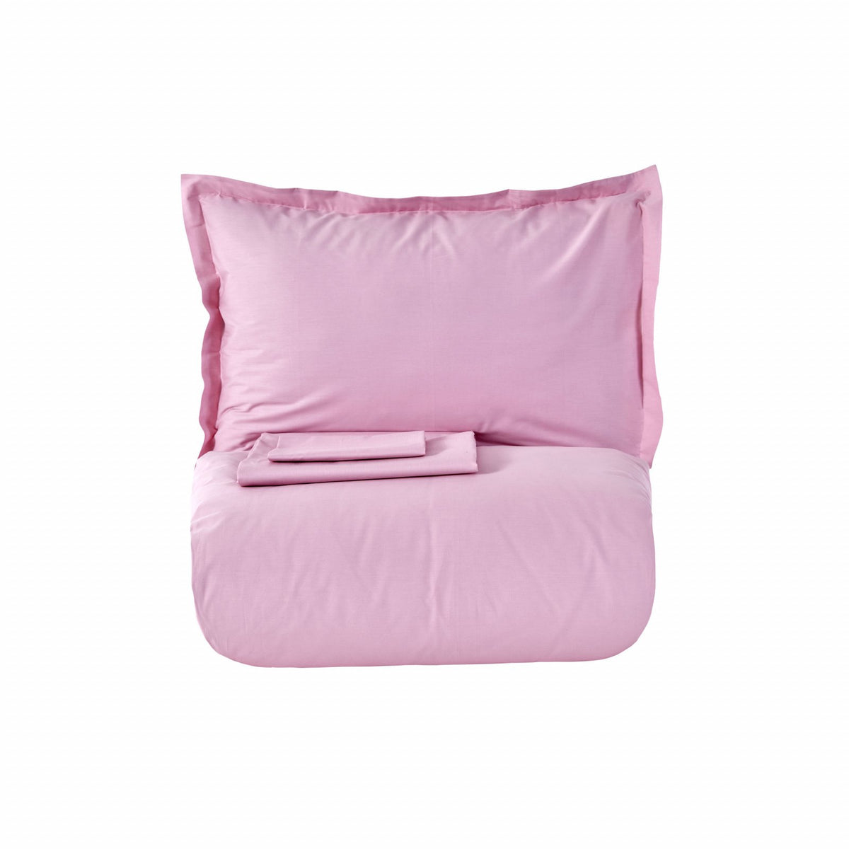 Karaca Home Cool Touch Stripe Double Duvet Cover Set 200 x 220 cm – Pink, 200.22.14.0329