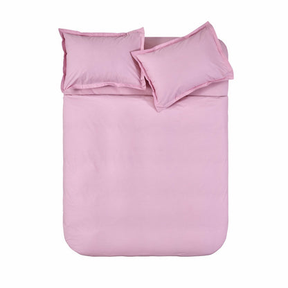 Karaca Home Cool Touch Stripe Double Duvet Cover Set 200 x 220 cm – Pink, 200.22.14.0329