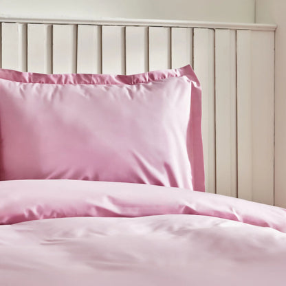 Karaca Home Cool Touch Stripe Double Duvet Cover Set 200 x 220 cm – Pink, 200.22.14.0329