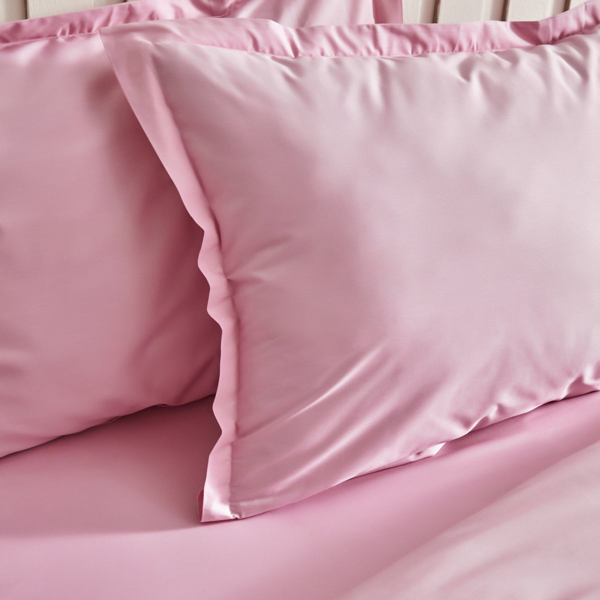Karaca Home Cool Touch Stripe Double Duvet Cover Set 200 x 220 cm – Pink, 200.22.14.0329