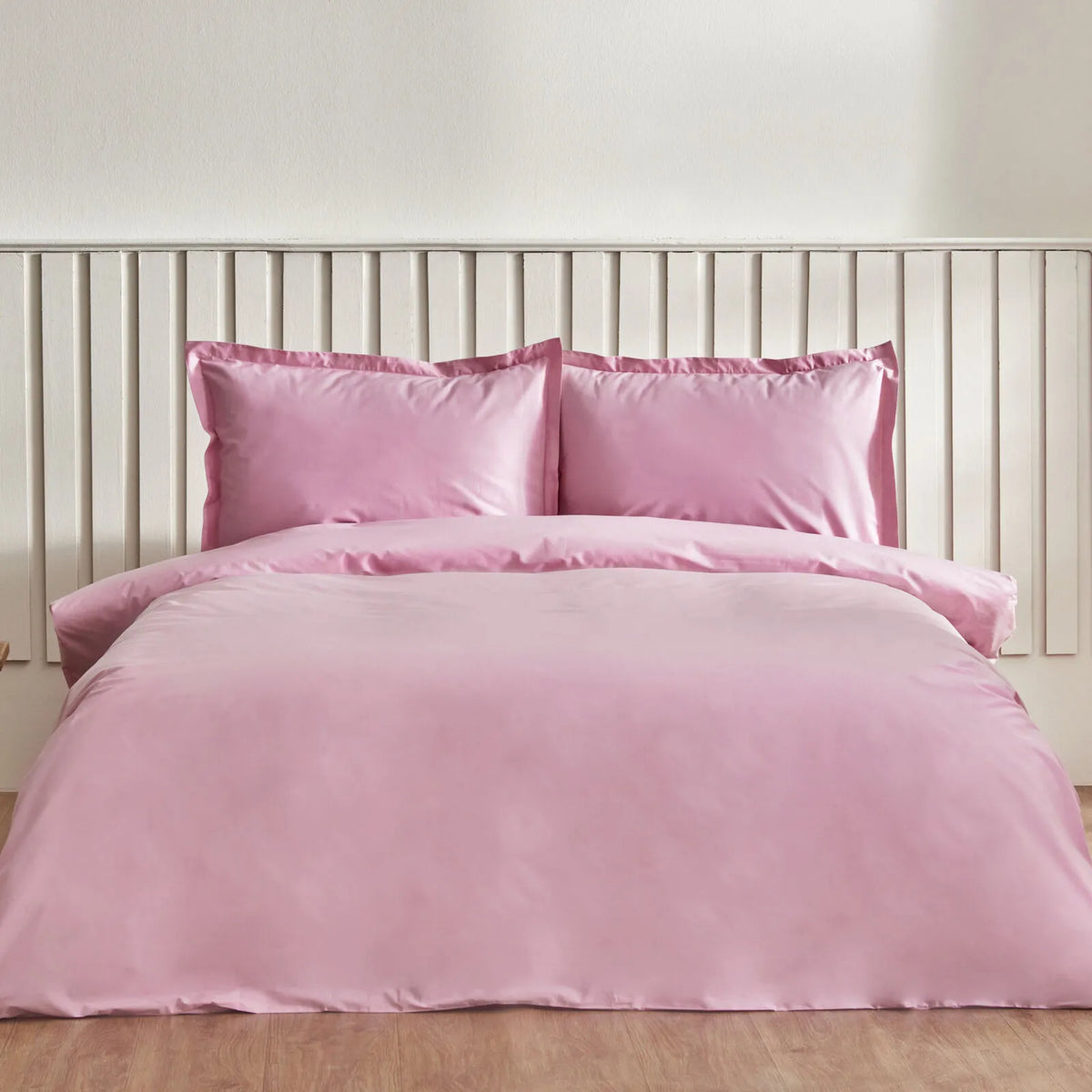 Karaca Home Cool Touch Stripe Double Duvet Cover Set 200 x 220 cm – Pink, 200.22.14.0329