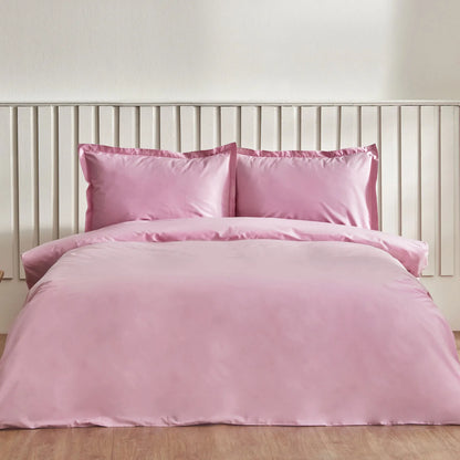 Karaca Home Cool Touch Stripe Double Duvet Cover Set 200 x 220 cm – Pink, 200.22.14.0329
