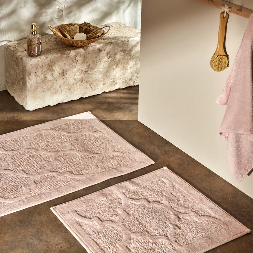 Karaca Home Katy 2-Piece Bath Mat Set