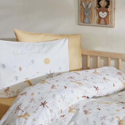 Karaca Home Baby Sunshine 100% Cotton Baby Duvet Cover Set, 200.22.11.0215