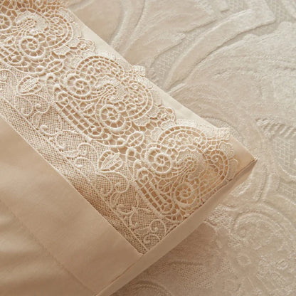Karaca Home Valeria Queen 8-Piece Bedding Set - Gold, 200.22.04.0247
