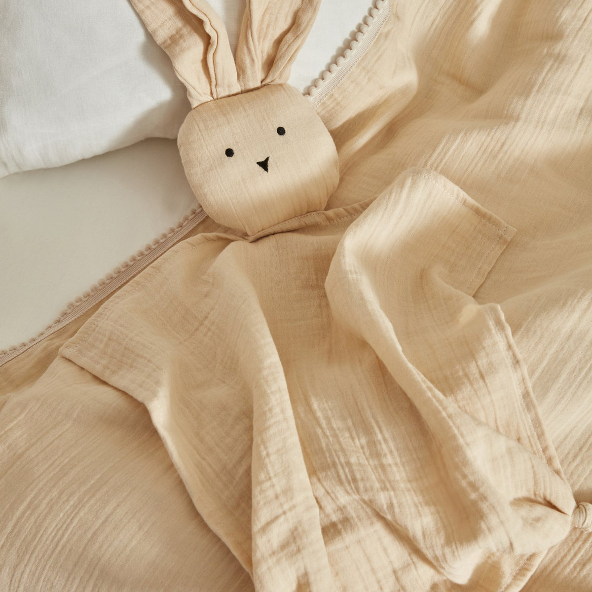 Karaca Home Baby Little Bunny 100% Cotton Muslin Playmate Set, 200.22.12.0084