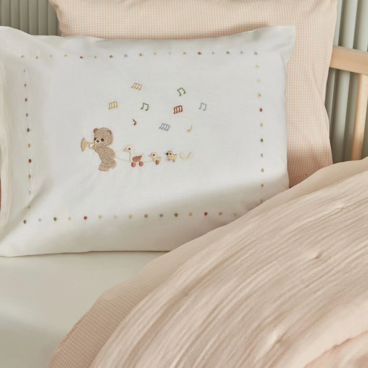 Karaca Home Baby Eloise Muslin Comfort Set / Sleep Set - Powder, 200.22.14.0523