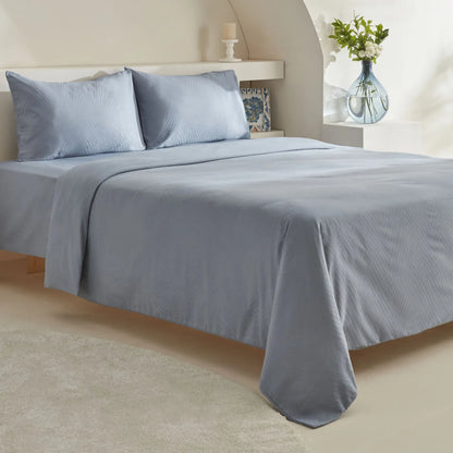 Karaca Home Sion 100% Cotton Jacquard Satin King Size Duvet Cover Set
