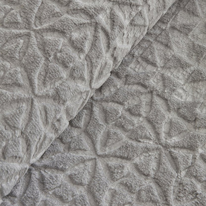 Karaca Home Blair Double Embossed Blanket 200 × 220 cm – Grey, 200.22.05.0304