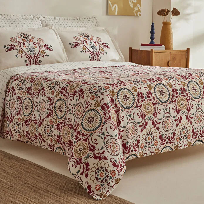 Karaca Home Luis Satin Double Duvet Cover Set, 8680214360255