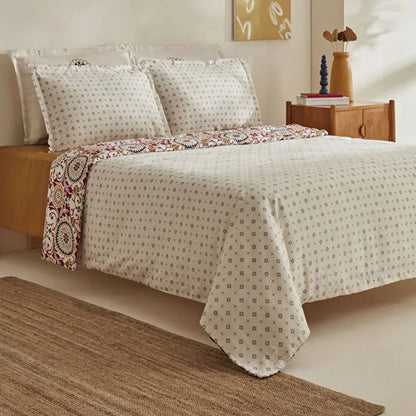 Karaca Home Luis Satin Double Duvet Cover Set, 8680214360255
