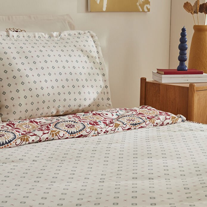 Karaca Home Luis Satin Double Duvet Cover Set, 8680214360255