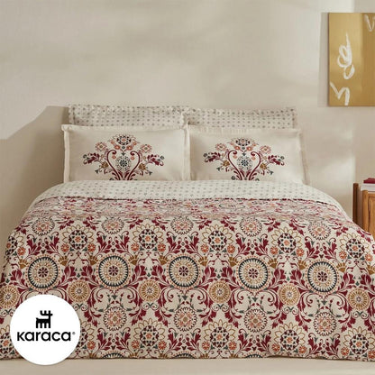 Karaca Home Luis Satin Double Duvet Cover Set, 8680214360255