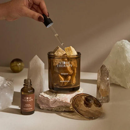 Karaca Home Stone Therapy Crystal Scent Stone Set - Balance | Herbal Aromatherapy Diffuser, 8680214360583