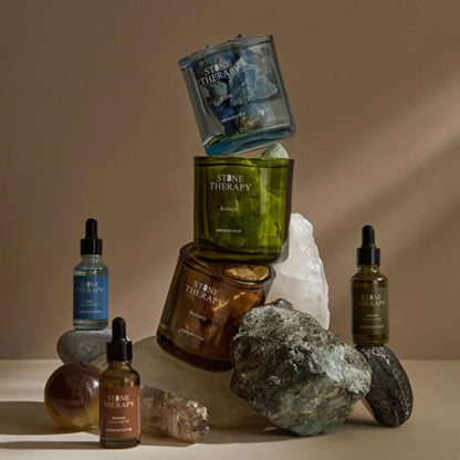Karaca Home Stone Therapy Crystal Scent Stone Set - Balance | Herbal Aromatherapy Diffuser, 8680214360583