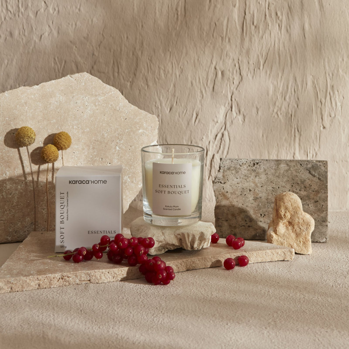 Karaca Home Essentials Soft Bouquet Scented Candle, 8680214361115