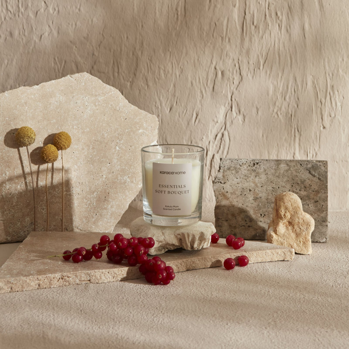 Karaca Home Essentials Soft Bouquet Scented Candle, 8680214361115