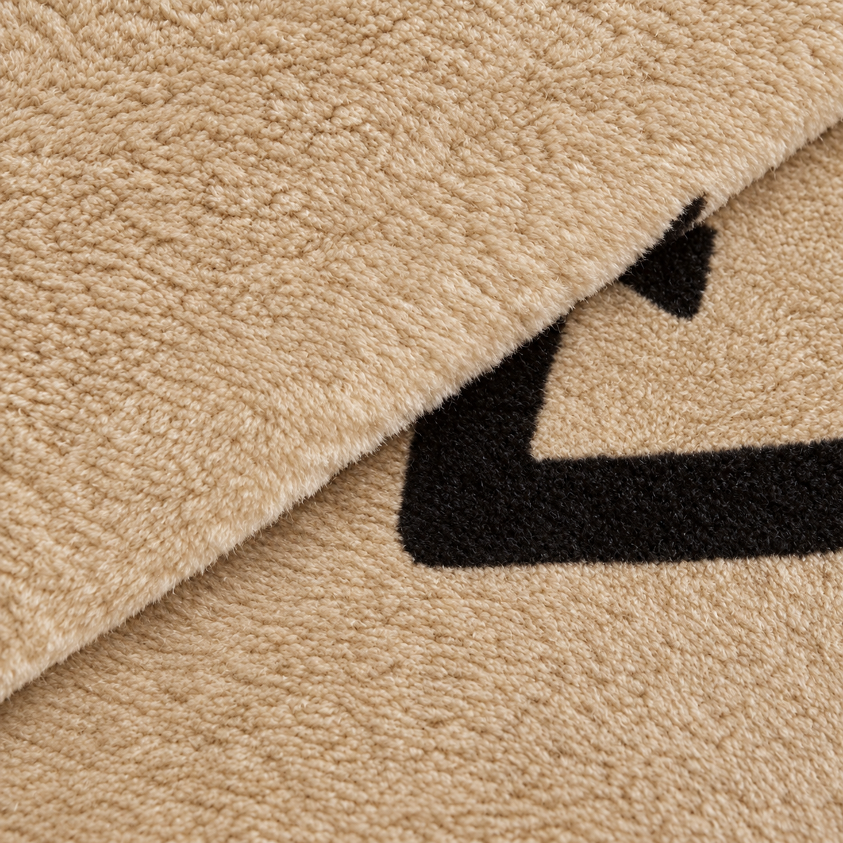 Karaca Home Sara Single Cotton Blanket 150 × 220 cm – Black/Beige, 8680214361719