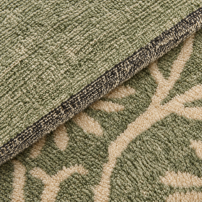 Karaca Home Flara Double Cotton Blanket 200 × 220 cm – Green, 8680214361740