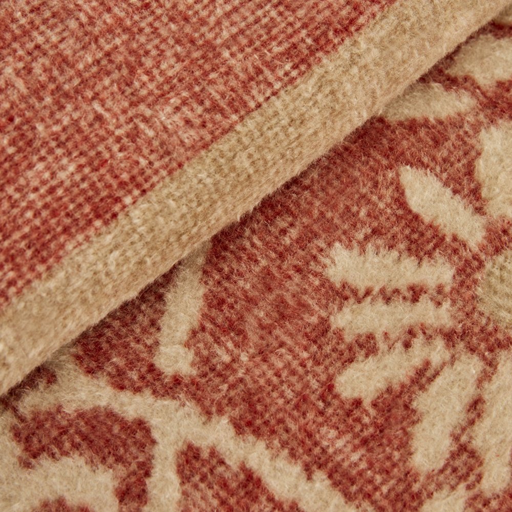 Karaca Home Flara Double Cotton Blanket 200 × 220 cm – Terracotta, 8680214361757