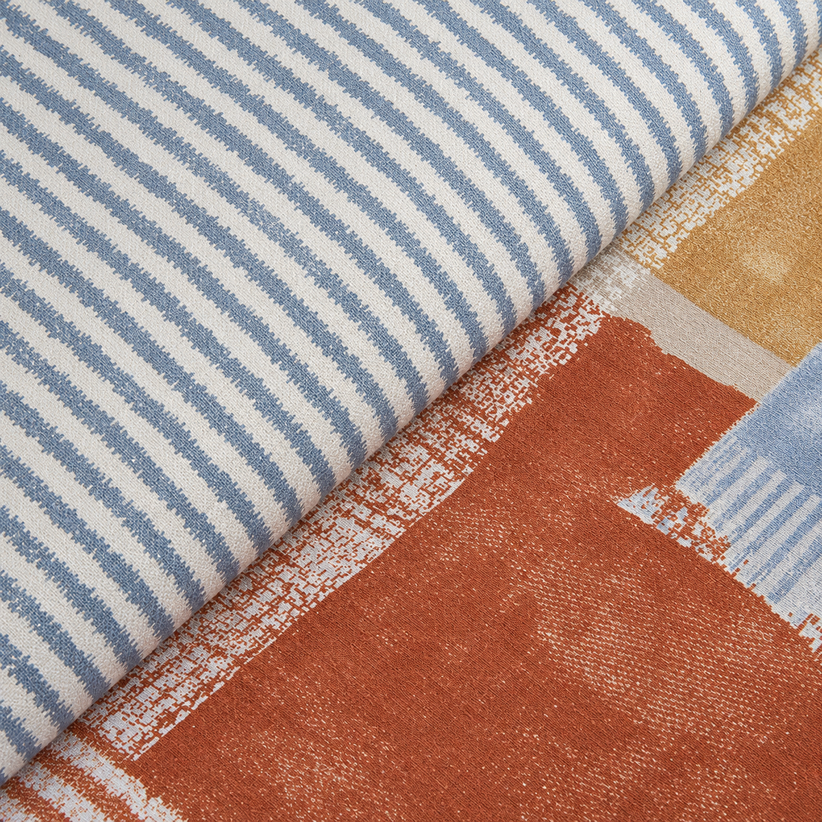 Karaca Home Simon 100% Cotton Double Duvet Cover Set with Blanket 200 × 220 cm, 8680214363539