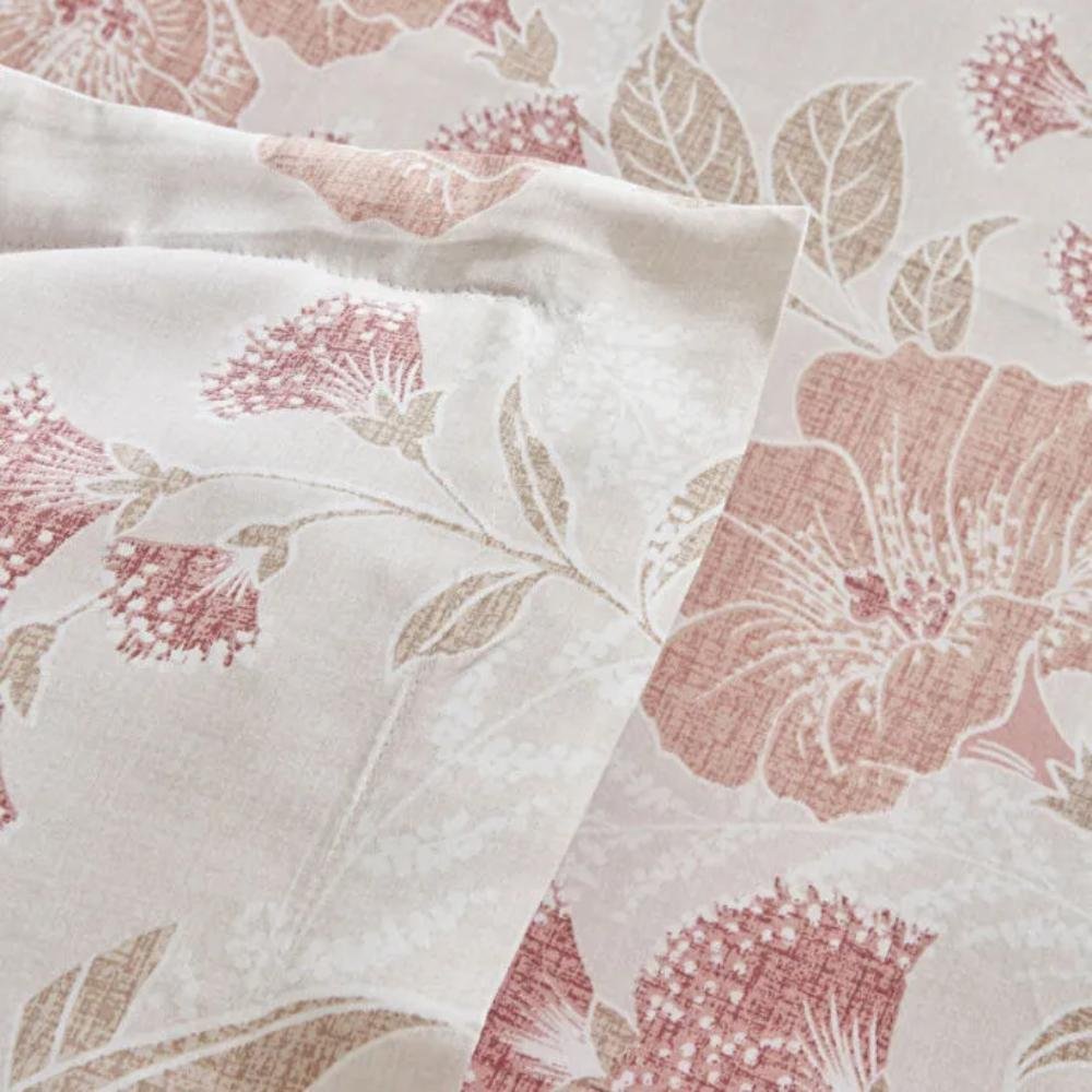Karaca Home Tinas 100% Cotton Double Duvet Cover Set 200 x 220 cm – Baby Pink, 8680214366578