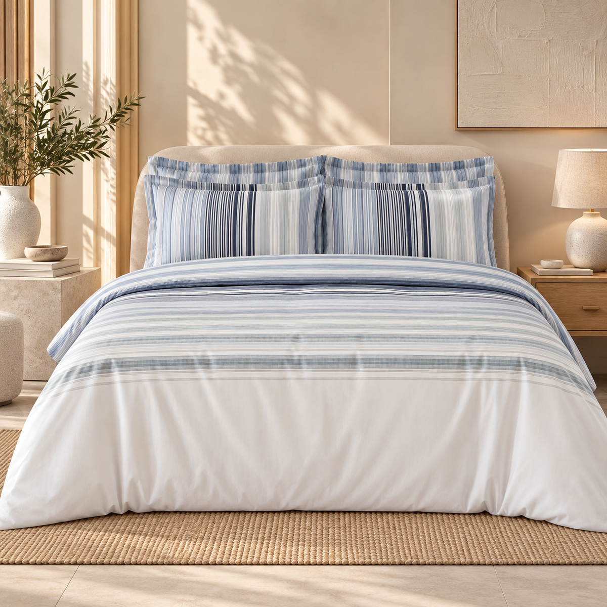 Karaca Home Nolan 100% Cotton Double Duvet Cover Set 200 × 220 cm, 8680214366592
