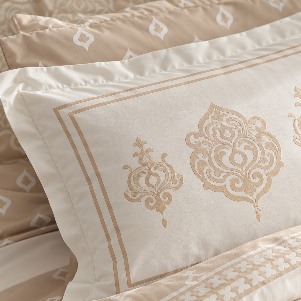 Karaca Home Helen 8-Piece Bridal Set 230 × 240 cm – Luxury Complete Bedding Set, 8680214373385