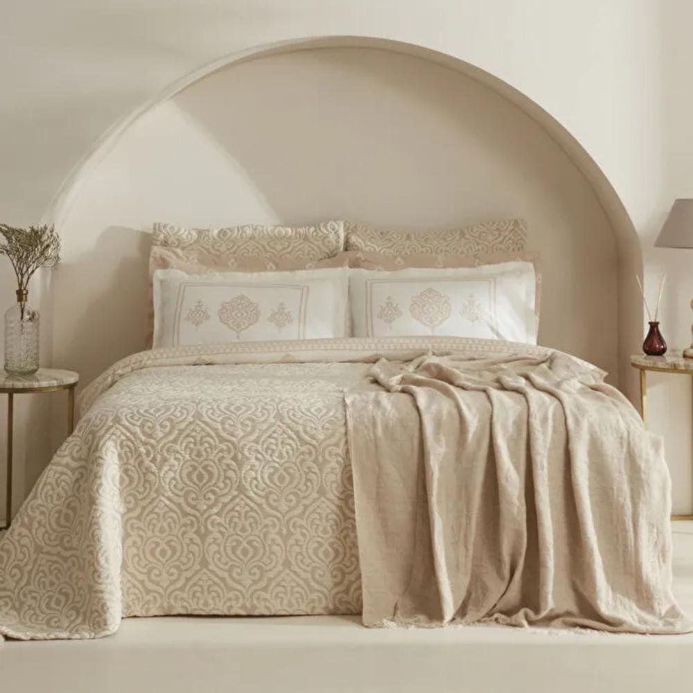 Karaca Home Helen 8-Piece Bridal Set 230 × 240 cm – Luxury Complete Bedding Set, 8680214373385