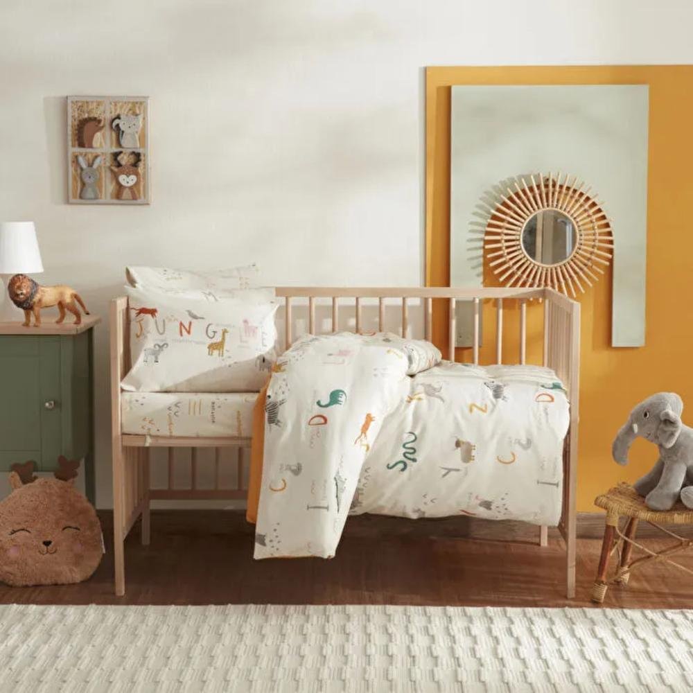 Karaca Home Jungle 100% Cotton Baby Bedding Set 100x150 cm, 8680214373484