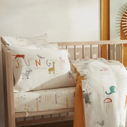 Karaca Home Jungle 100% Cotton Baby Bedding Set 100x150 cm, 8680214373484